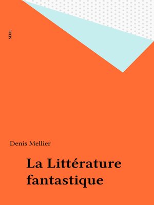 cover image of La Littérature fantastique